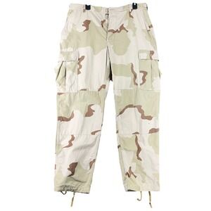 Vintage Military Issue Desert‎ Camo Cargo Pants Tactical Ripstop L Men Gorpcore
